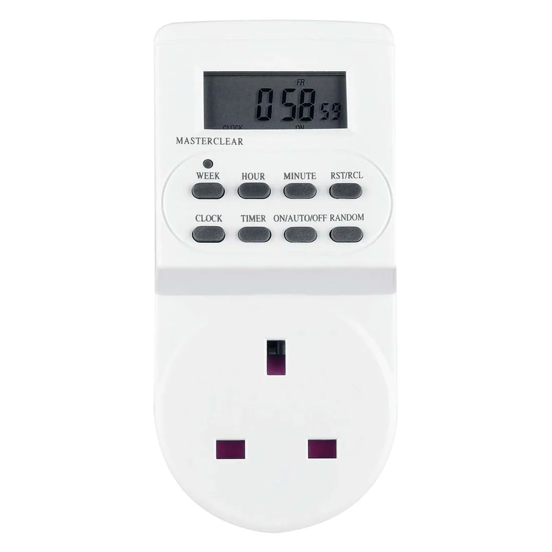 Masterplug 24hr 7 day Electronic Plug in Timer