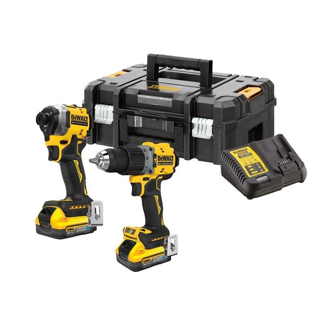 DEWALT DCK2050H2 POWERSTACK Twin Pack 18V 2 x 5.0Ah Li-ion
