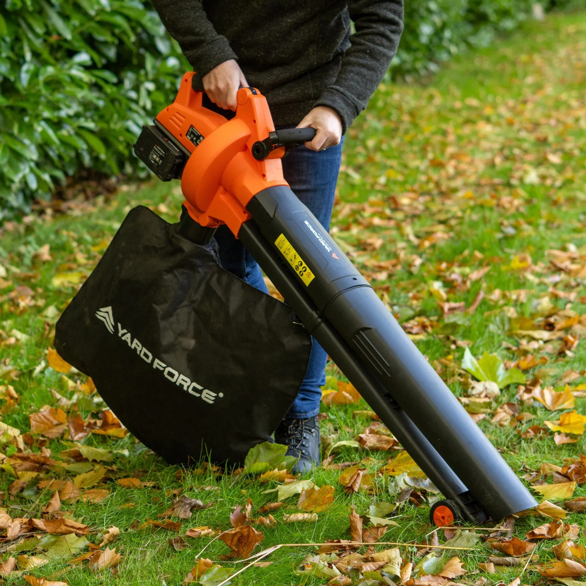 Yard Force 40V/4.0Ah (2x20V) Cordless Blower & Garden Vacuum
