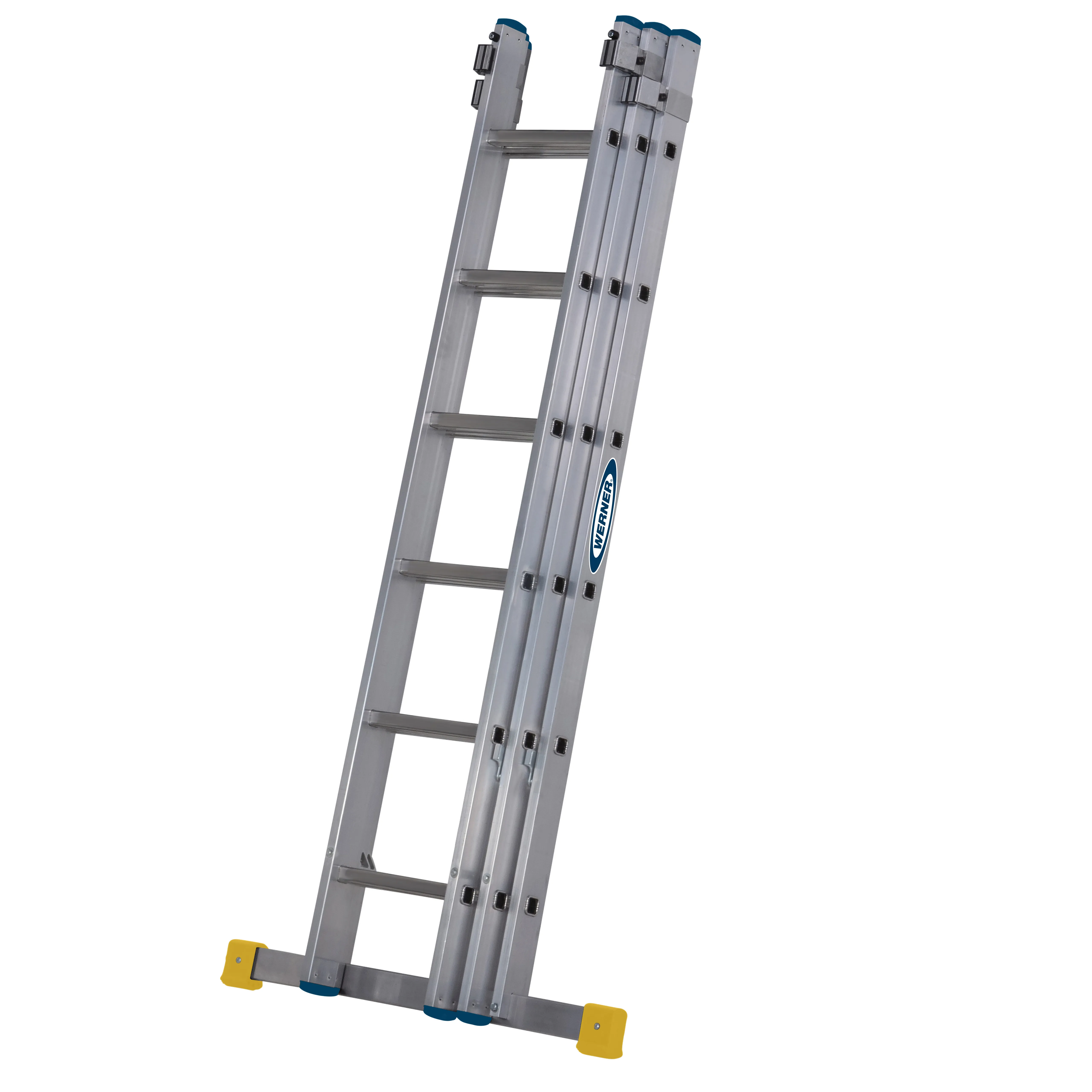 Square Rung Triple Section Extension Ladder