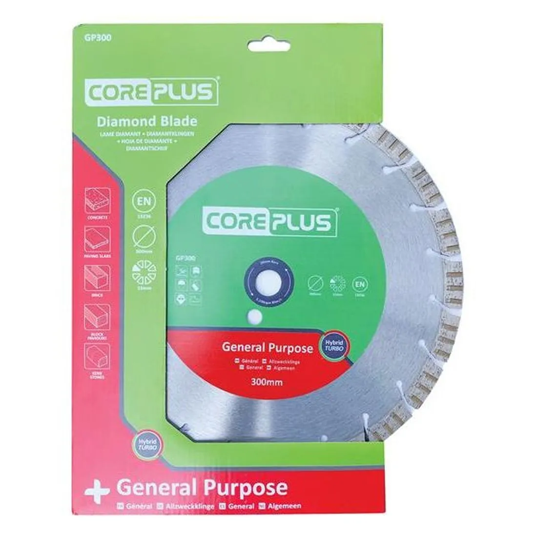 CorePlus General-Purpose Hybrid Turbo Diamond Blade