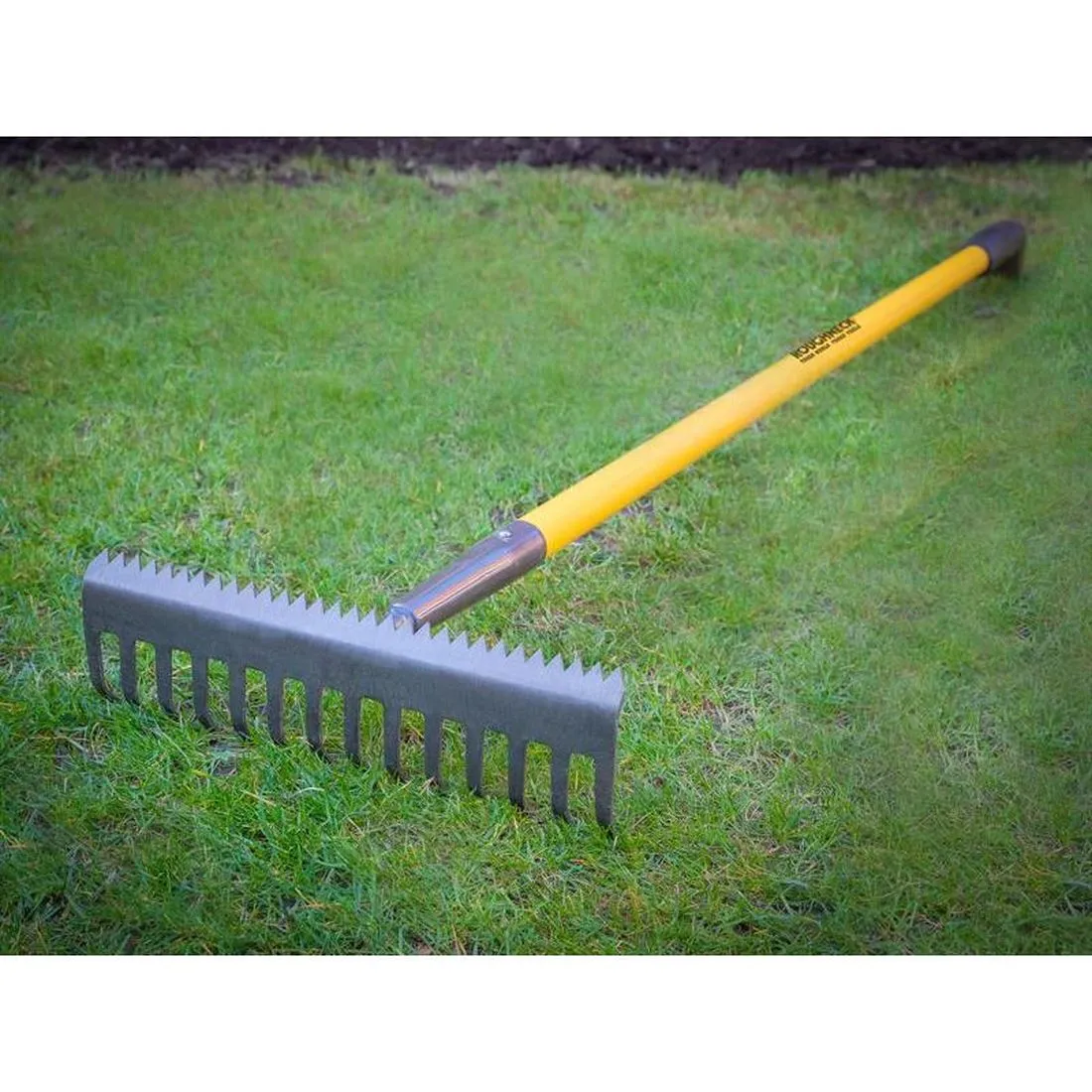 Roughneck Sharp-Edge Soil Rake