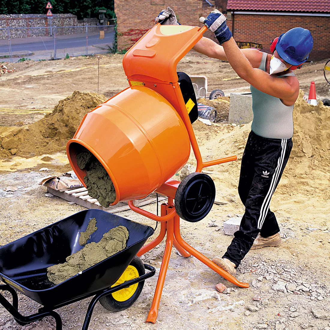 Concrete Mixer Tip-Up Electric - 110V