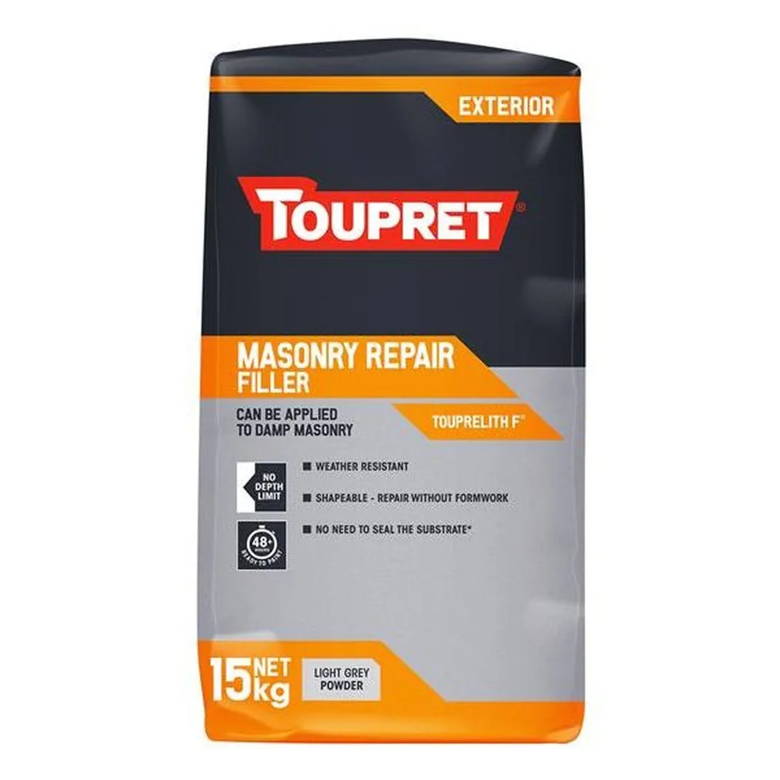 Toupret Exterior Masonry Repair Filler 15kg