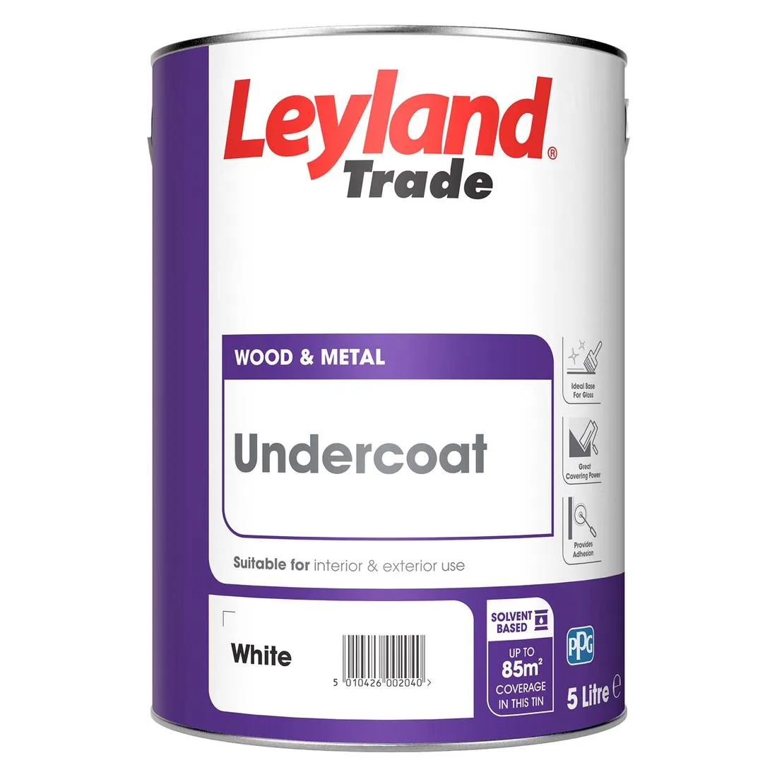 Leyland Trade Undercoat White 5L