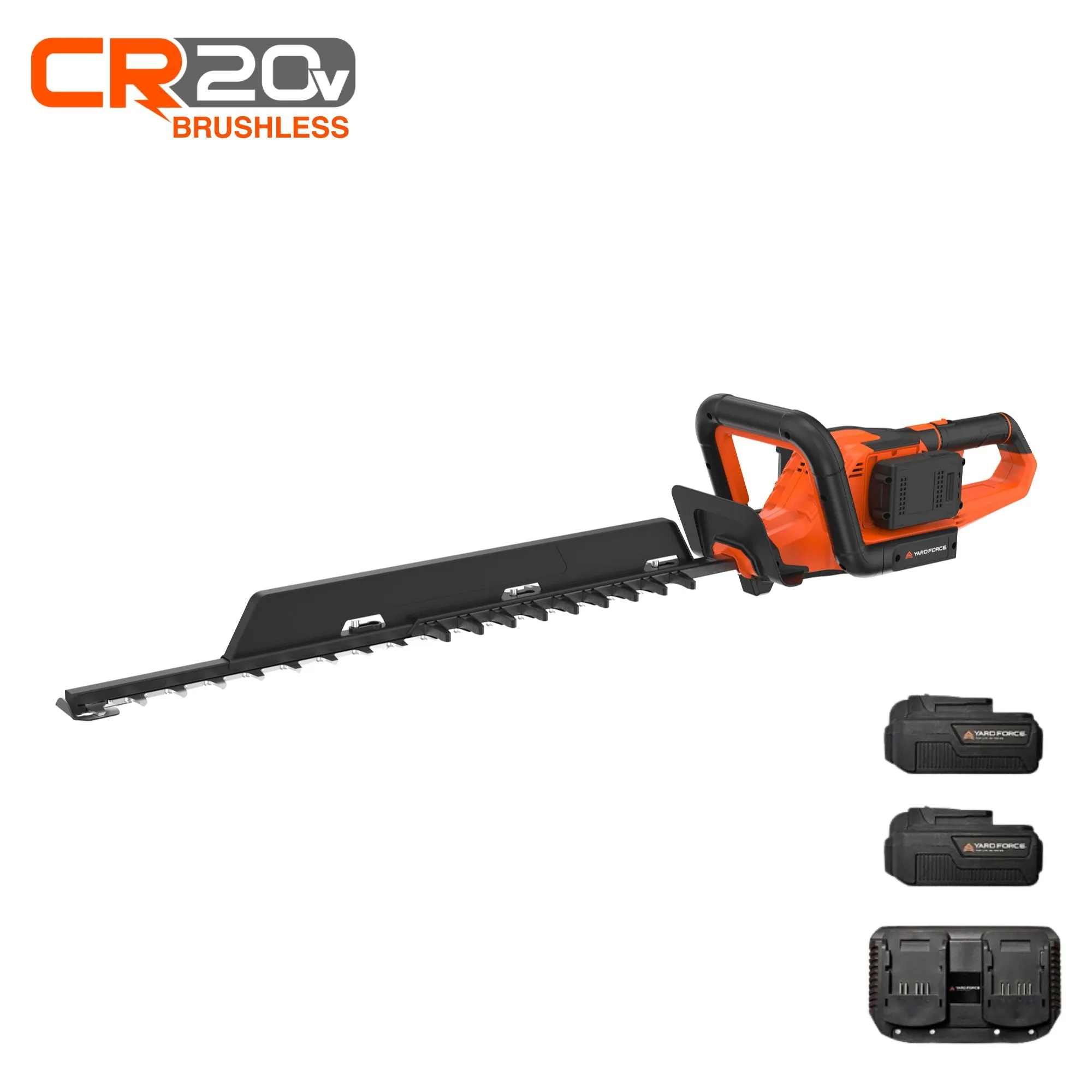 Yard Force 40V (2 x 20V) Cordless Brushless Hedge Trimmer
