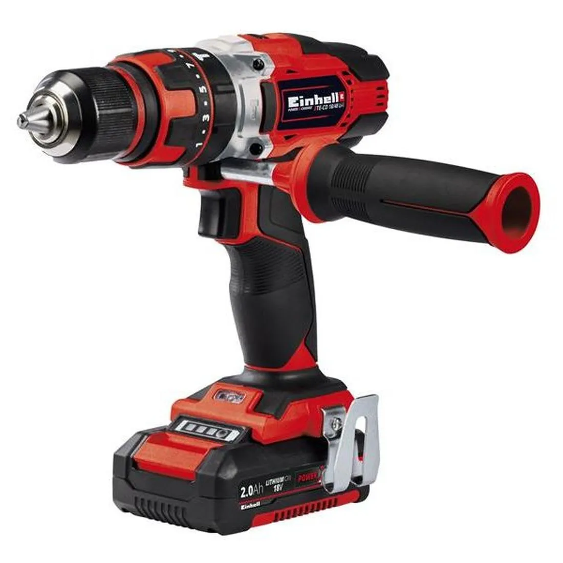 Einhell TE-CD 18/48 Li-i Power X-Change Impact Drill 18V 2 x 2.0Ah Li-ion