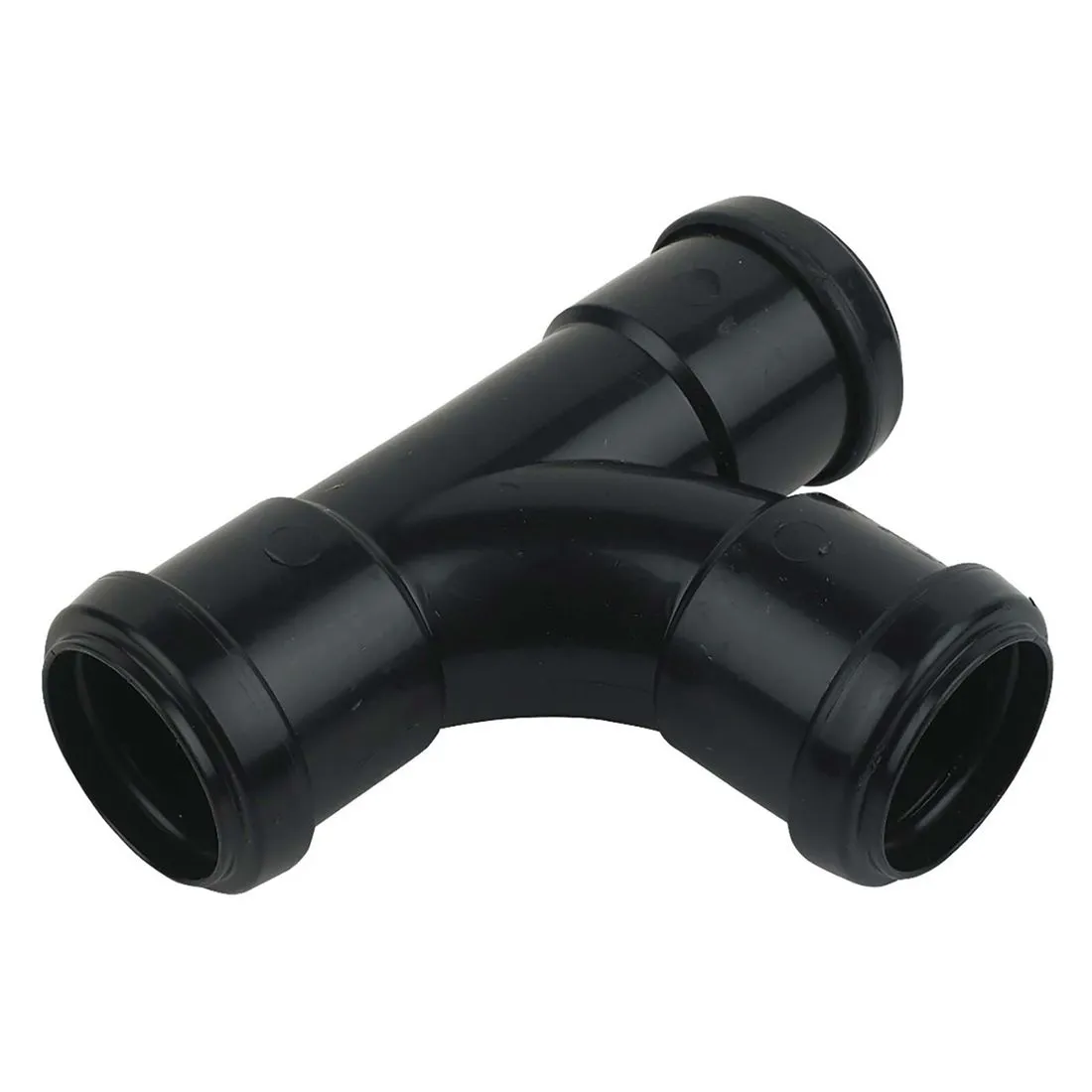 FloPlast 32mm Black Push Fit 92.5 Degree Swept Tee
