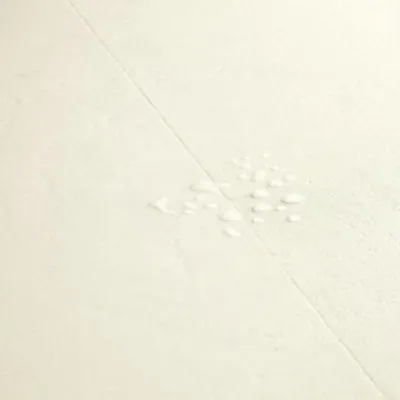 Quick-Step Aquanto Kent White Stone Tile Effect Embossed Flooring 1.9m²