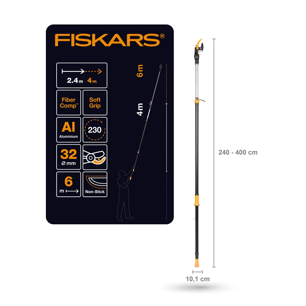 Fiskars Powergear X Telescopic Tree Pruner