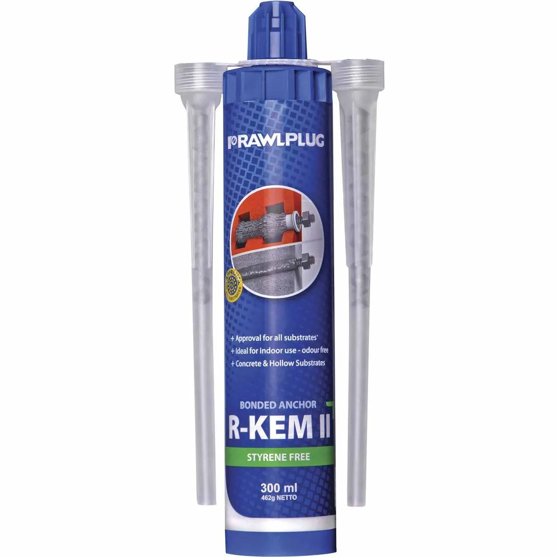 Rawlplug R-Kem Chemical Anchor and Nozzle 300ml
