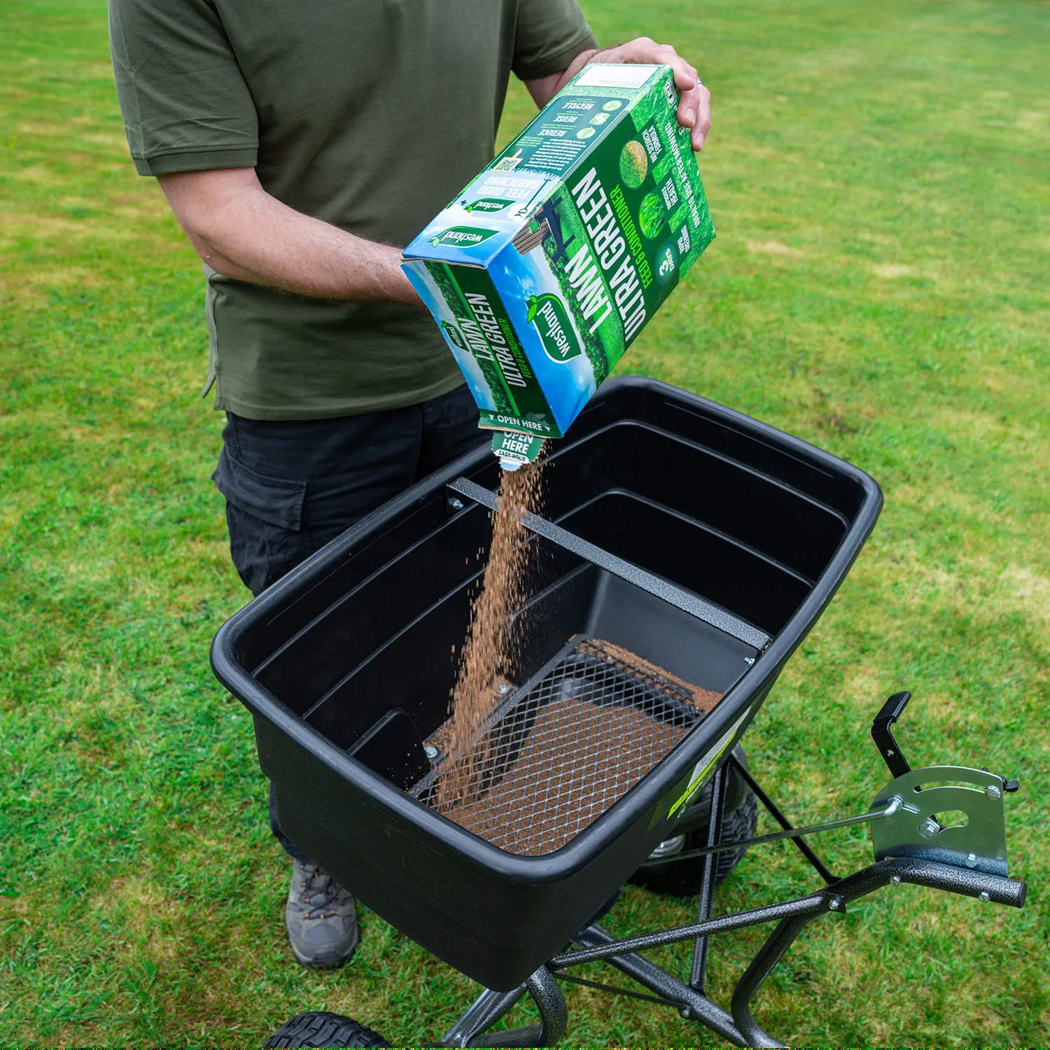The Handy 80kg (175lb) Towed Broadcast Spreader