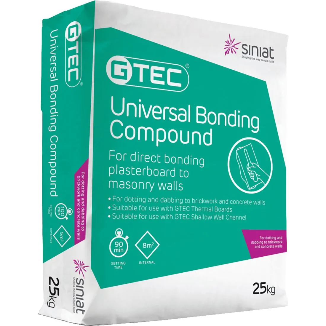 Trade Pack Pallet of 56 Siniat Universal Bonding Compound 25kg