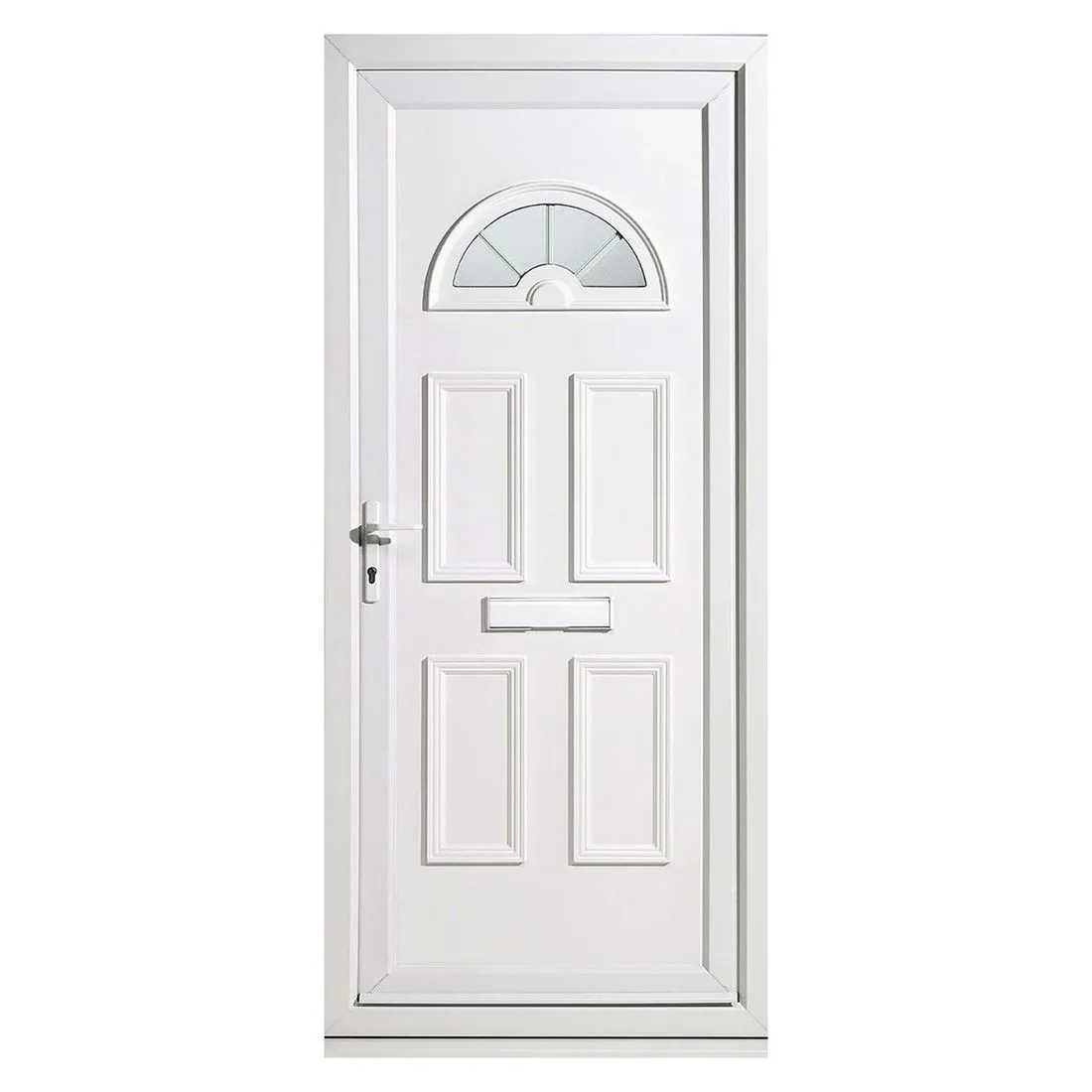 uPVC Carolina Half Moon Door Right Hung with Frame 2085 x 920mm