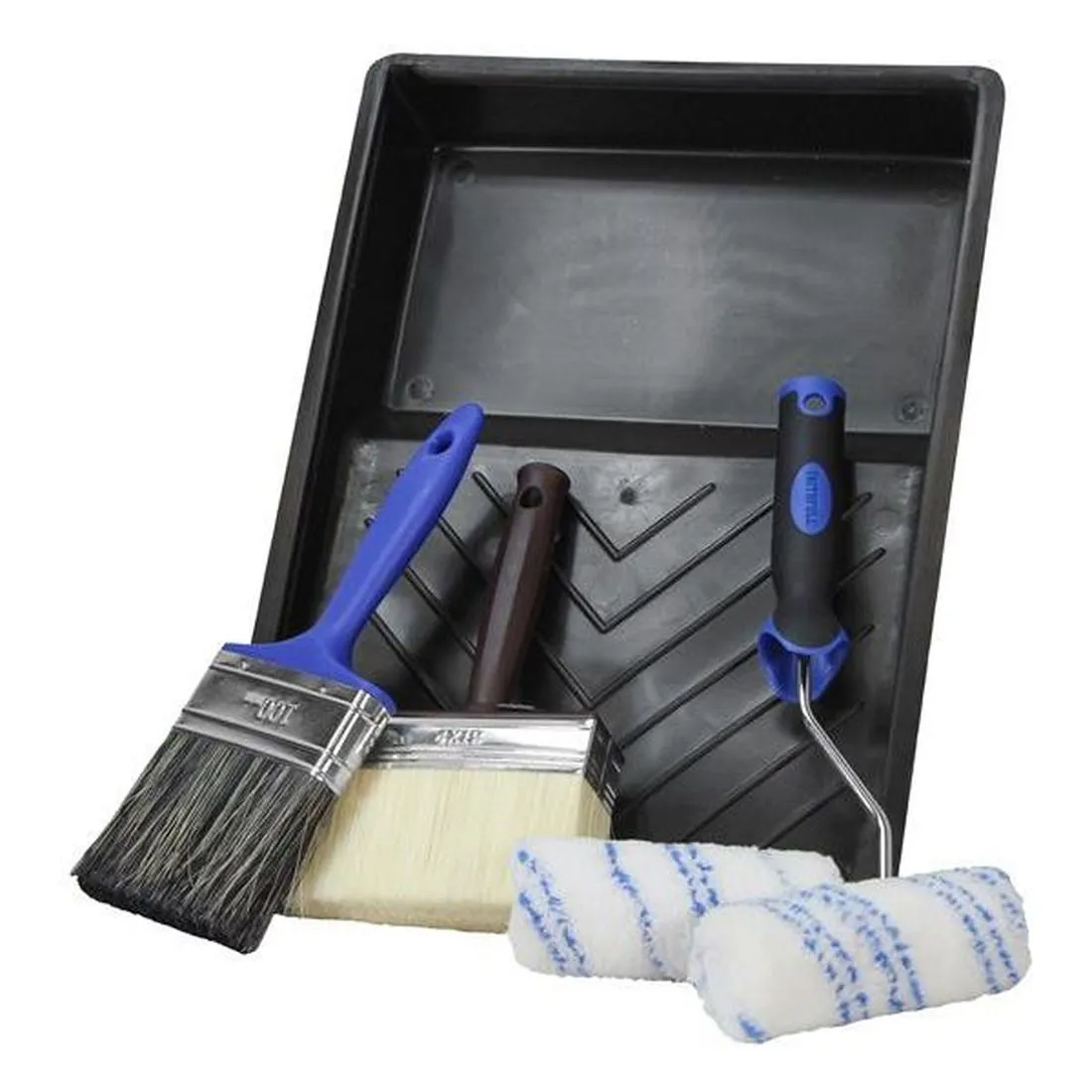 Faithfull Wood Care Paint Brush & Roller Kit, 6 Piece