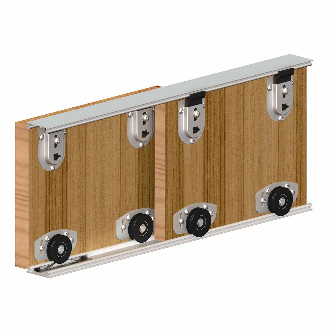 Ares2 Sliding Door Track 1800Mm For 2 Doors
