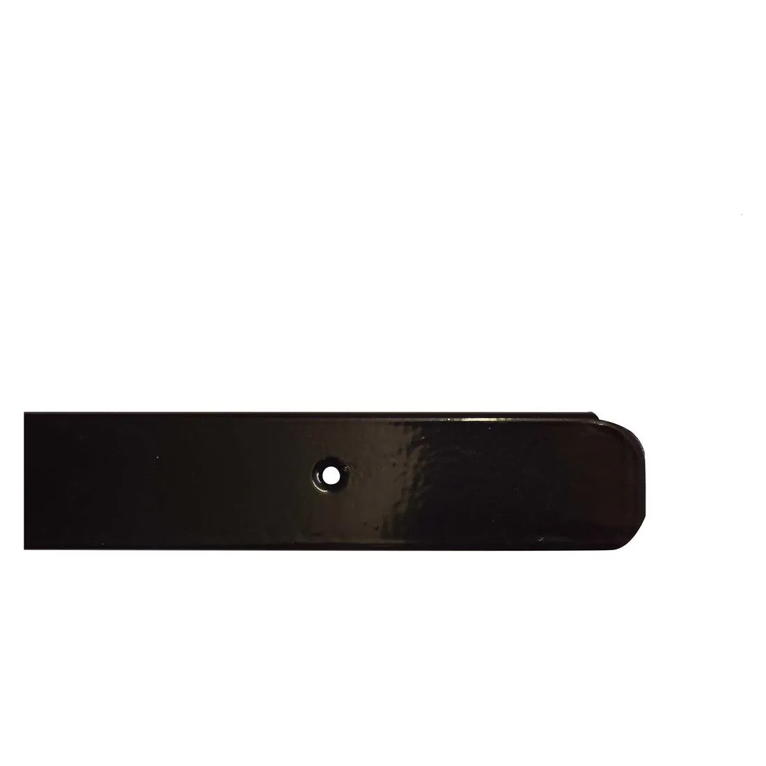 Worktop End Trim Black 30mm With 10mm Radius