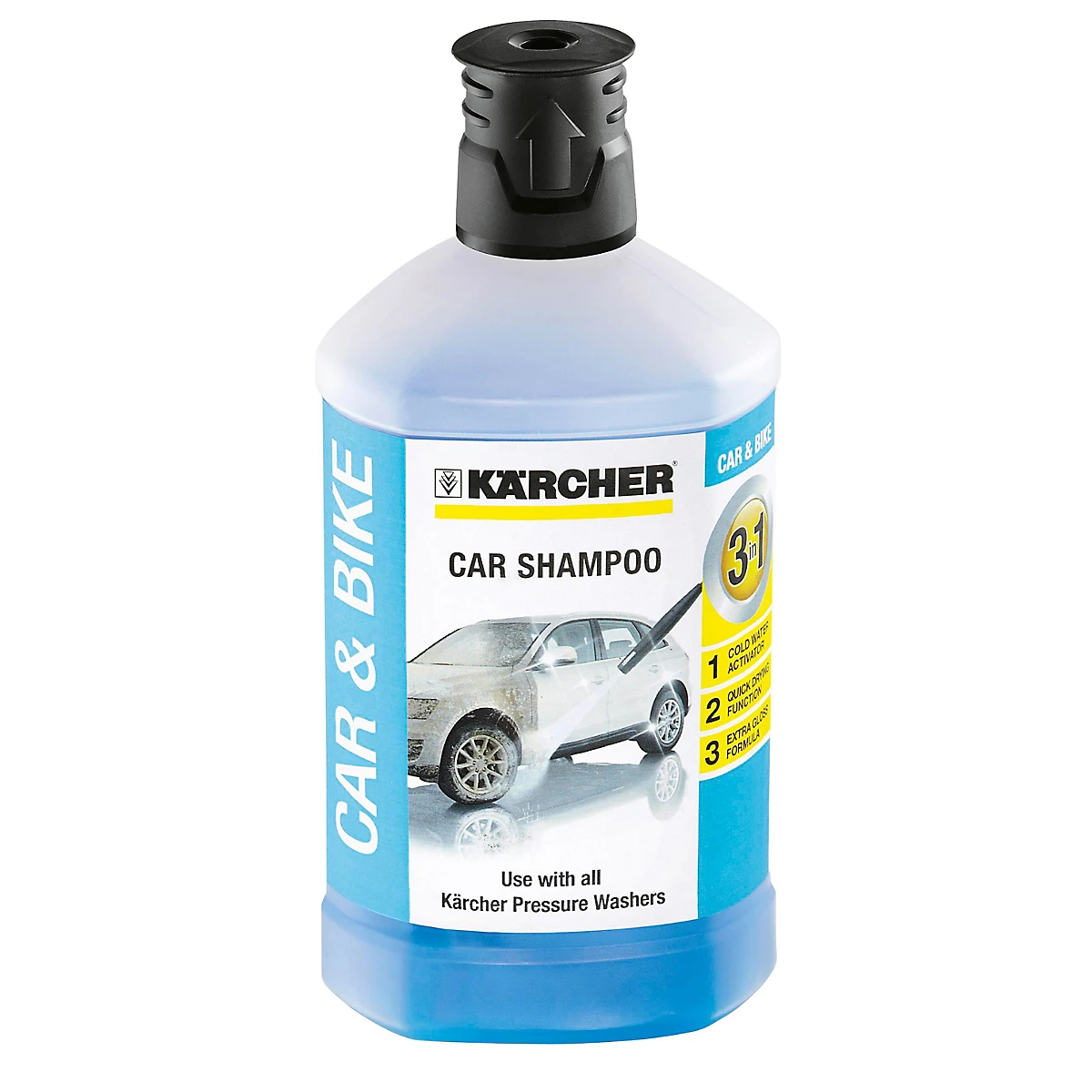 Karcher Plug & Clean Car & Bike Shampoo 1L