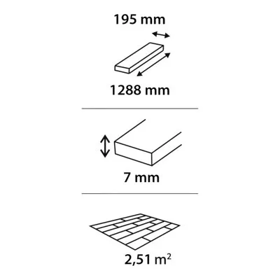 Kronospan Strat AC4 7 WR 1-Strip Wood Effect Structured Laminate Flooring 2.669m²