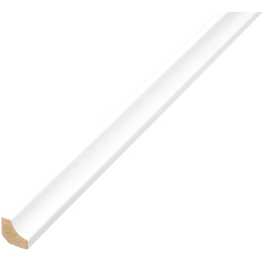Scotia White Flooring Trim 15 x 15 x 2400mm