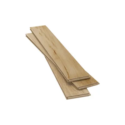 Lulea Herringbone Natural Oak Effect Oak Solid Wood Flooring 0.864m²