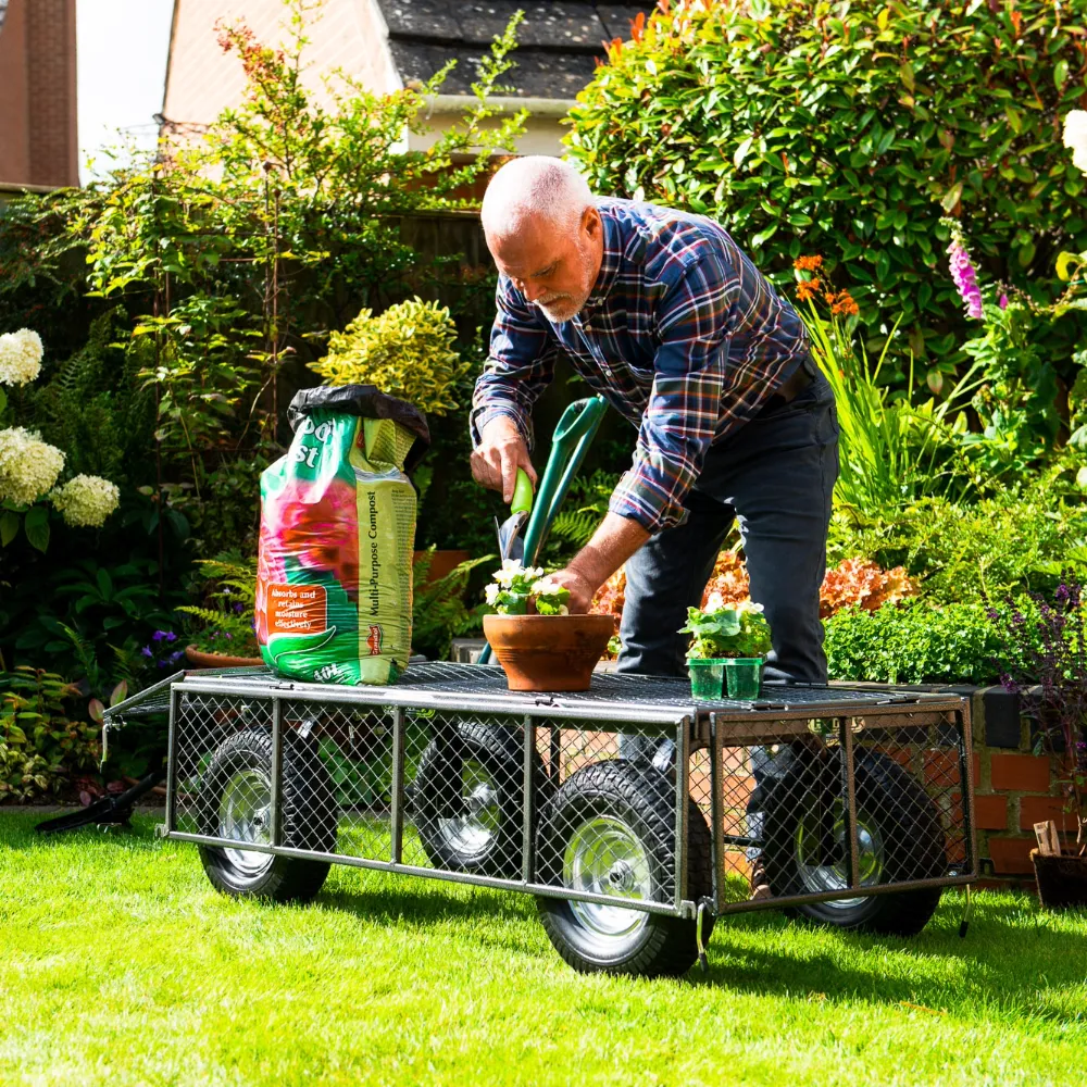 The Handy 350kg (770lb) Large Garden Trolley