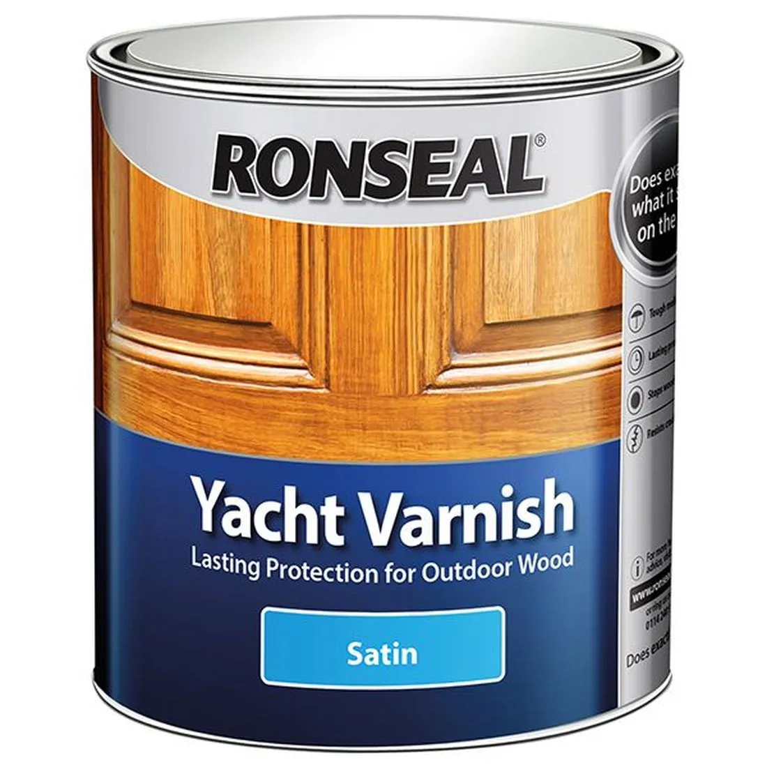 Ronseal Exterior Yacht Varnish Satin 500ml