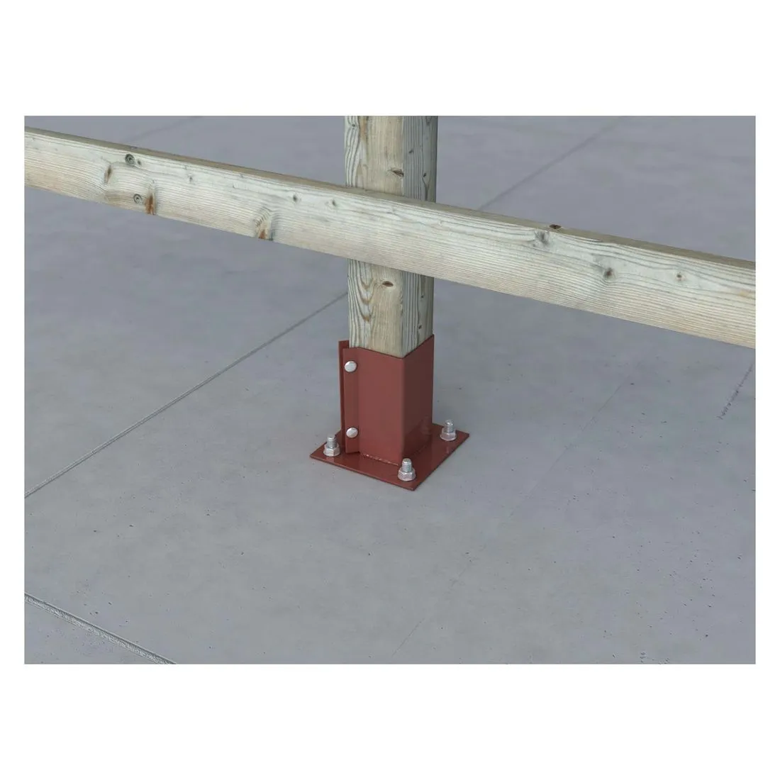 Powapost Bolt Down Post Shoe 75mm