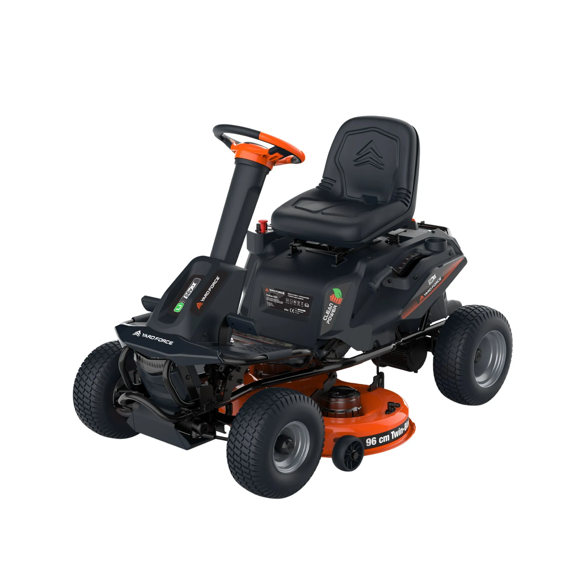 Yard Force ProRider E559 Battery Powered Ride-On Lawnmower