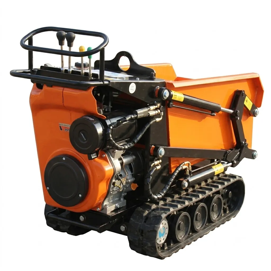 Mini High Lift Tracked Dumper 0.5T