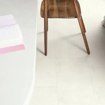 Quick-Step Aquanto Kent White Stone Tile Effect Embossed Flooring 1.9m²