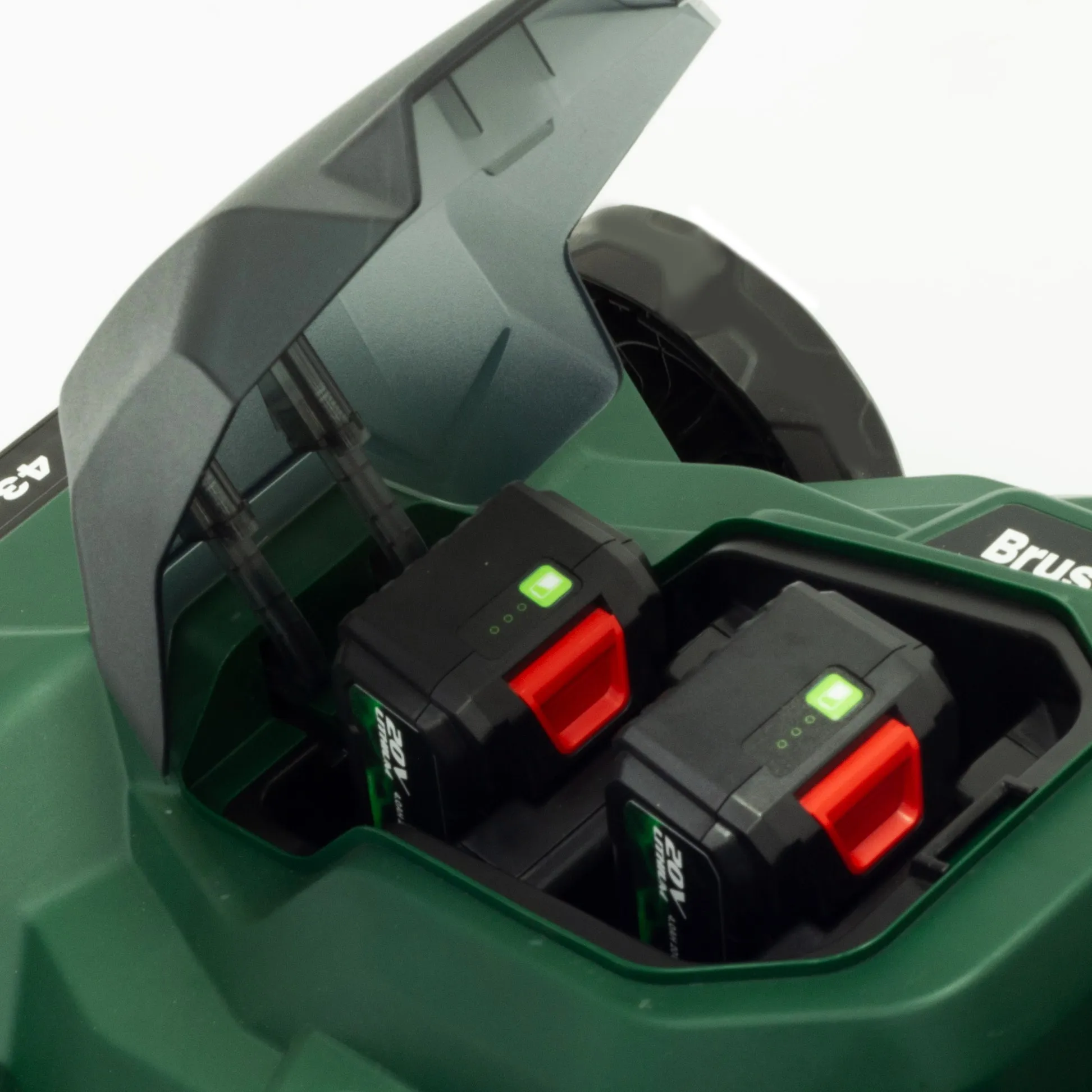 Webb Eco 43cm Cordless Rotary Lawnmower inc 2 x 4Ah Battery & Dual Charger