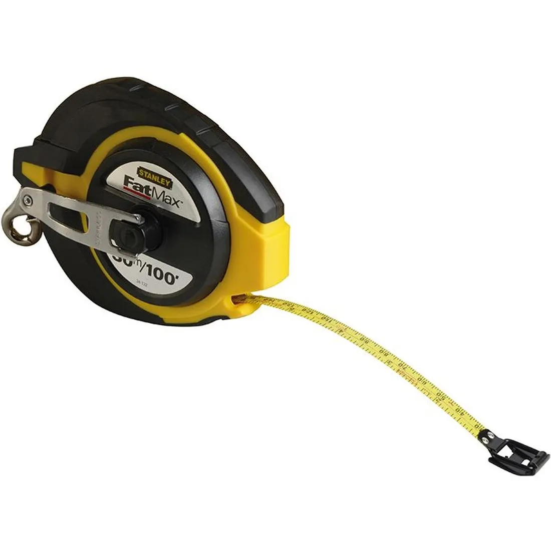 STANLEY FatMax Closed Case Steel Long Tape 30m/100ft (Width 10mm)
