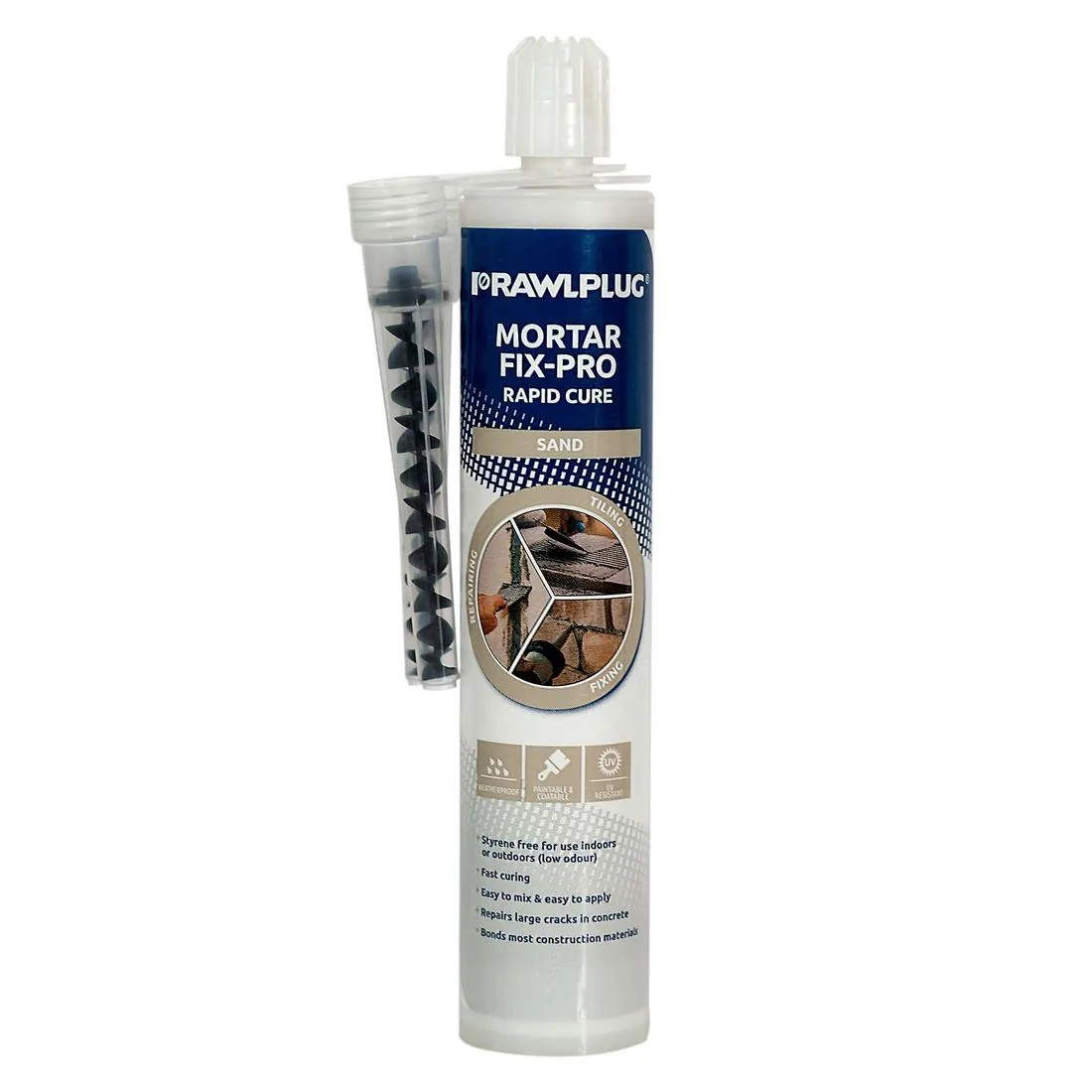 Rawlplug Fix-Pro Mortar Repair 300ml Sand