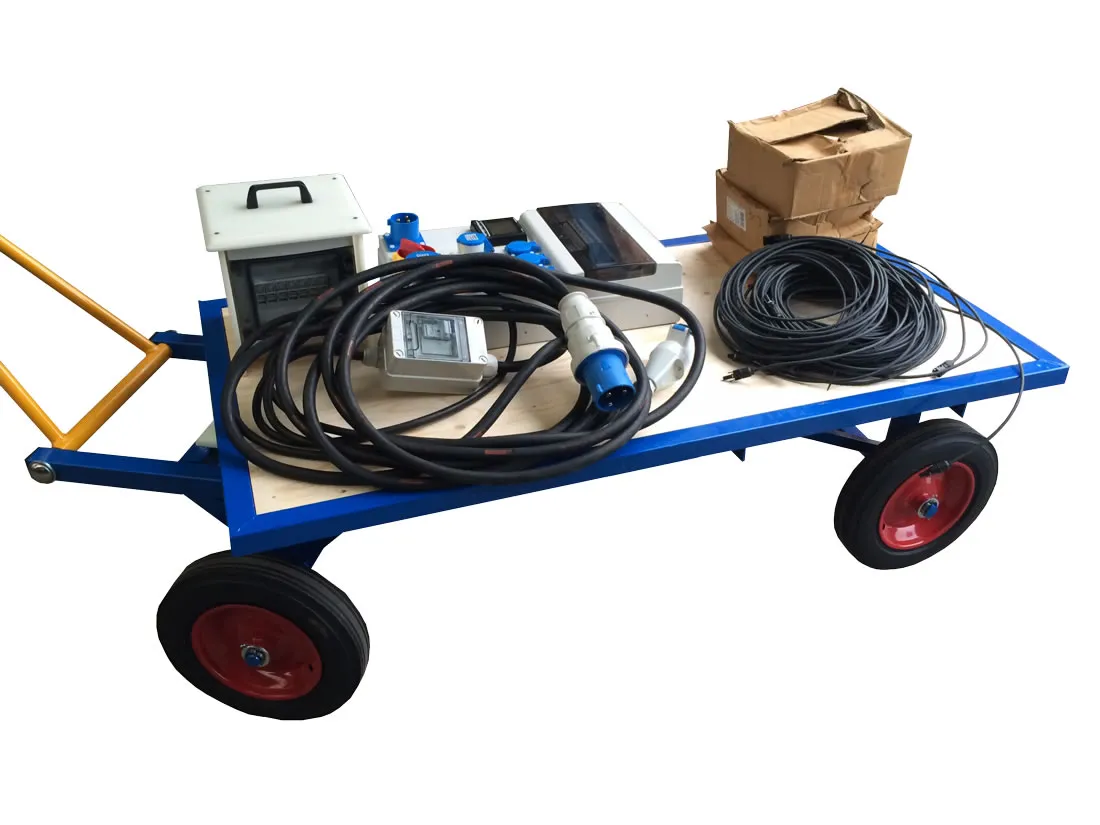 4 Wheel Turntable Flat Trucks
