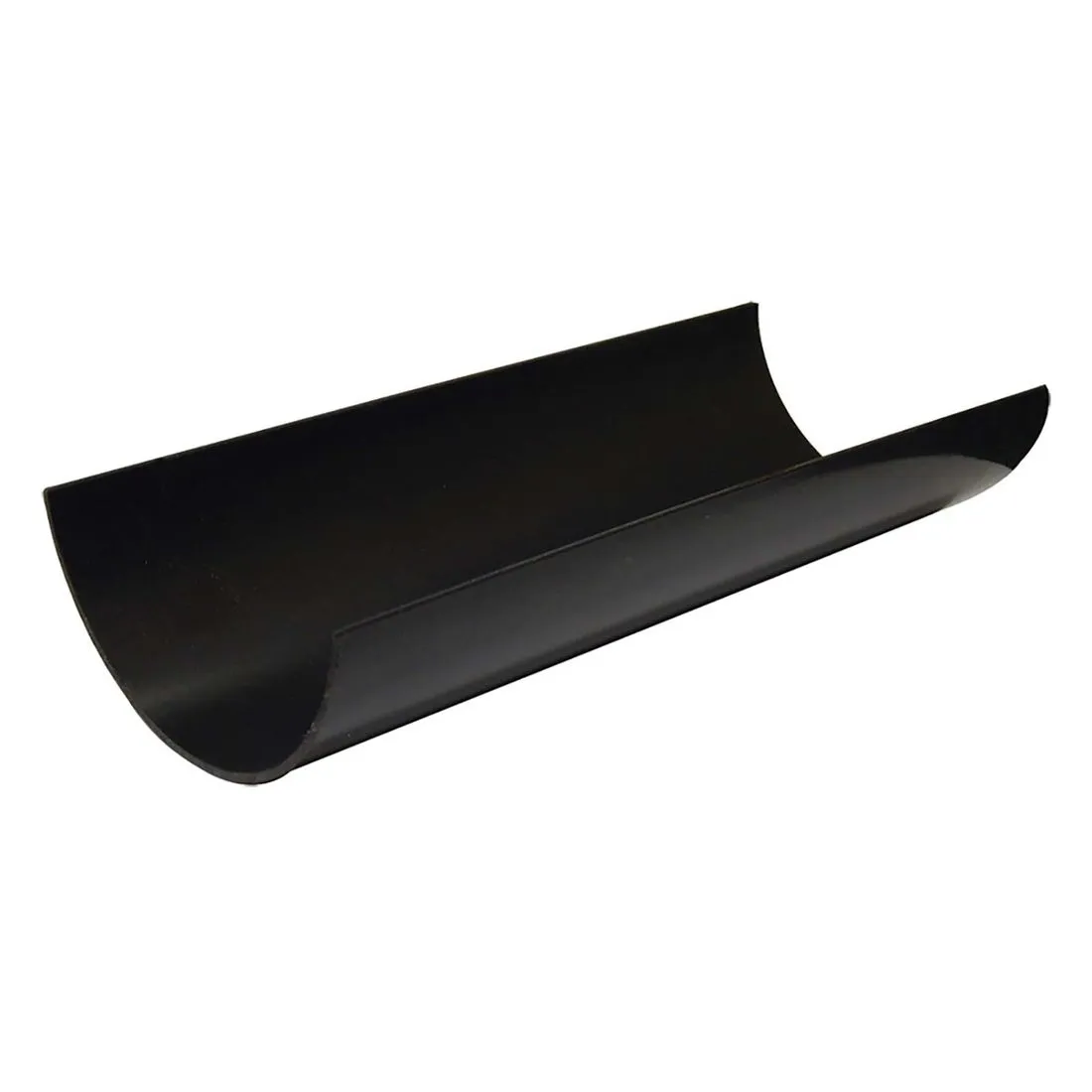 FloPlast Black Half Round Gutter 112mm x 4m