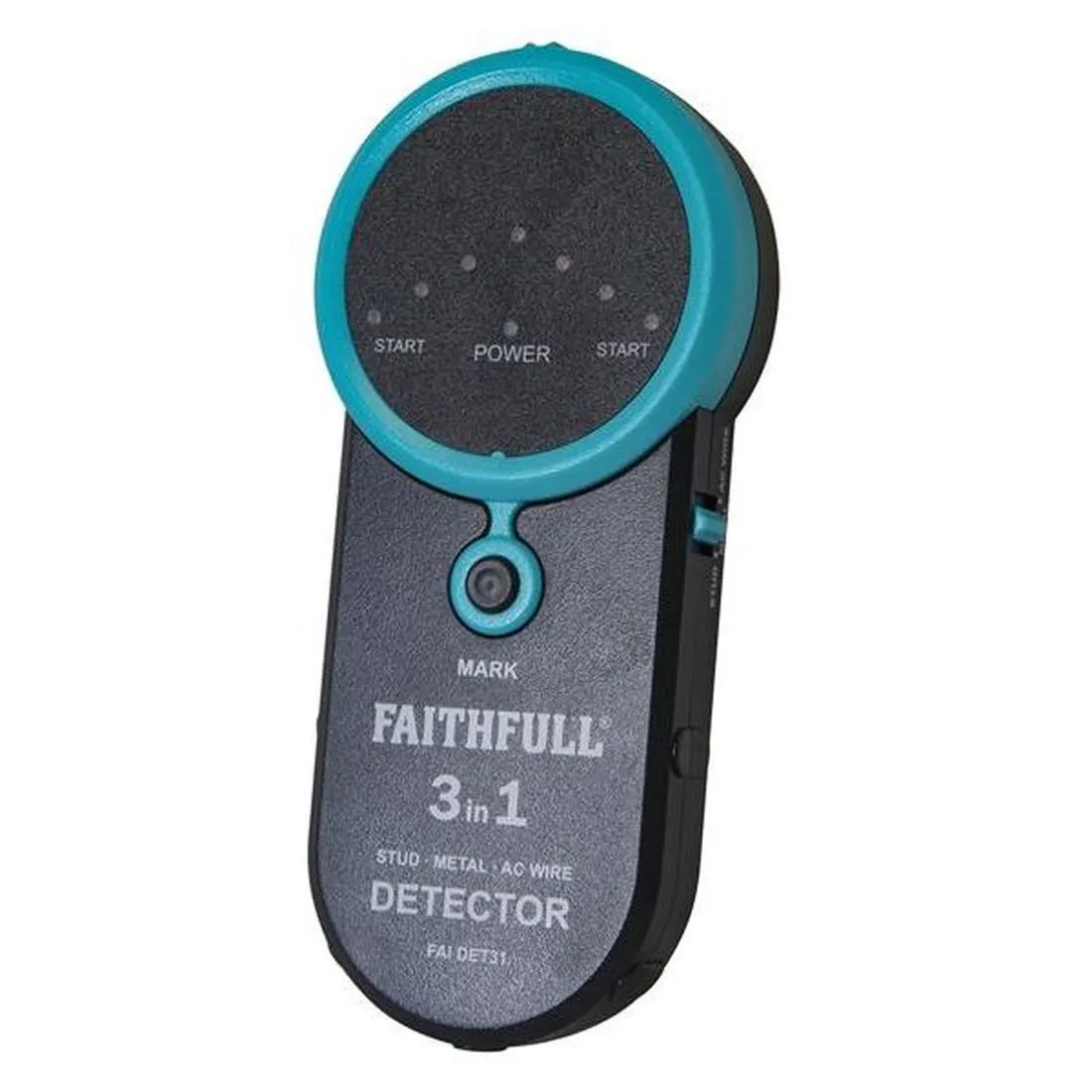 Faithfull 3-in-1 Detector Stud Metal & Live Wire