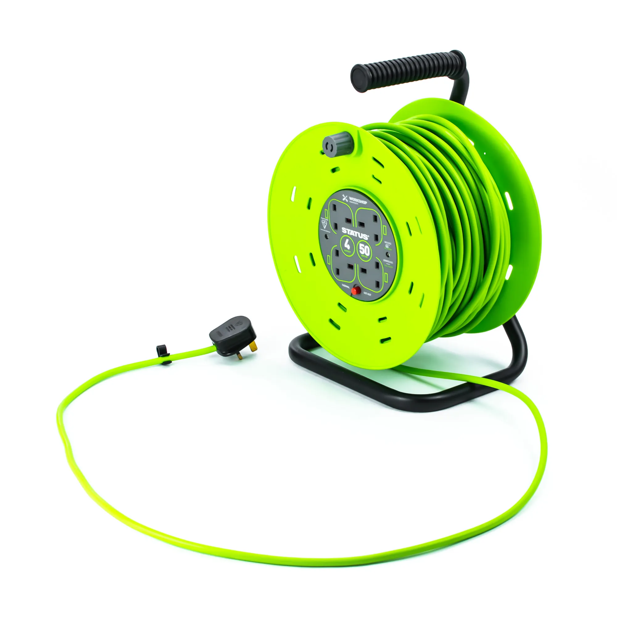 50m 13A 4 Socket Outlet with Thermal Cut Out