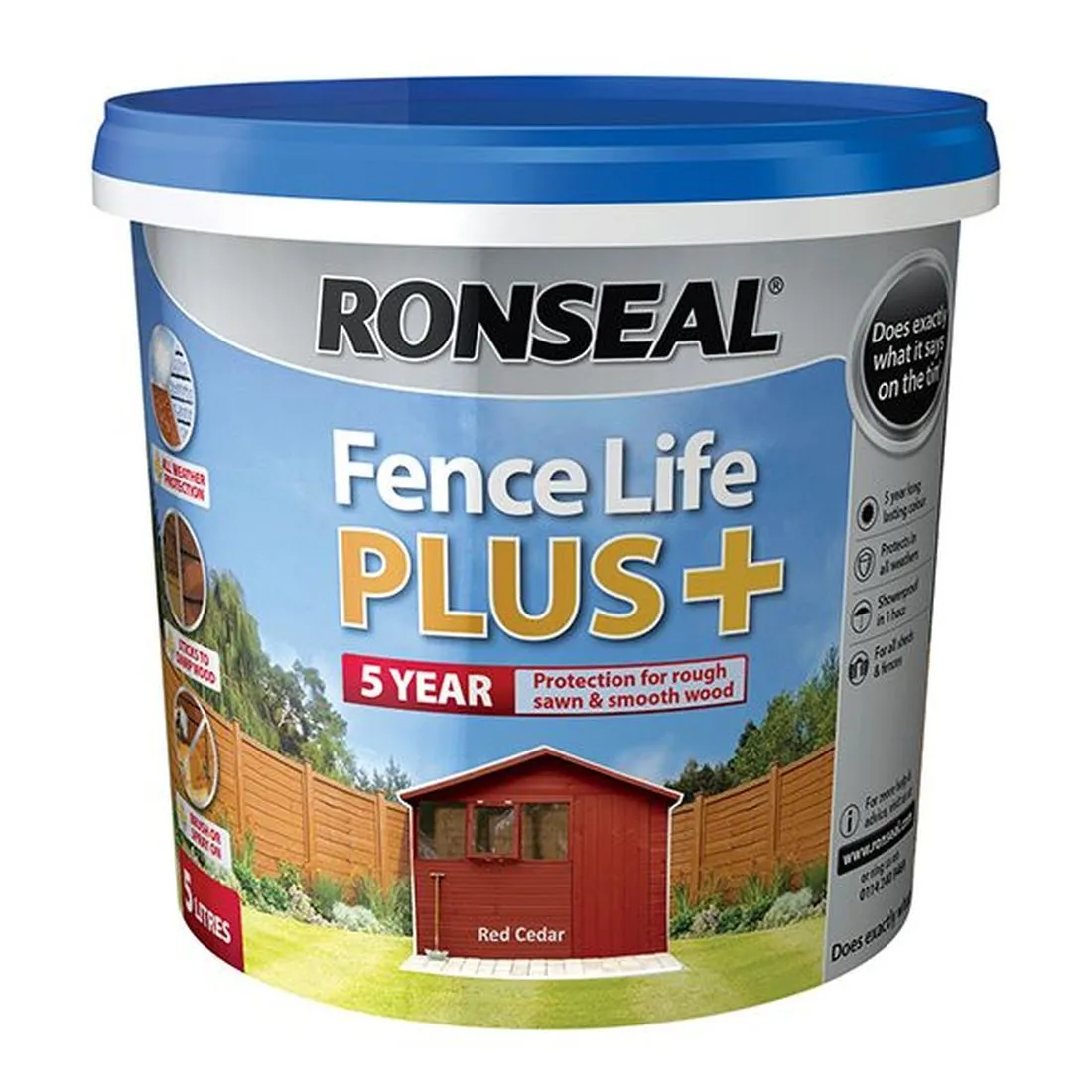 Ronseal Fence Life Plus+ 5 litre