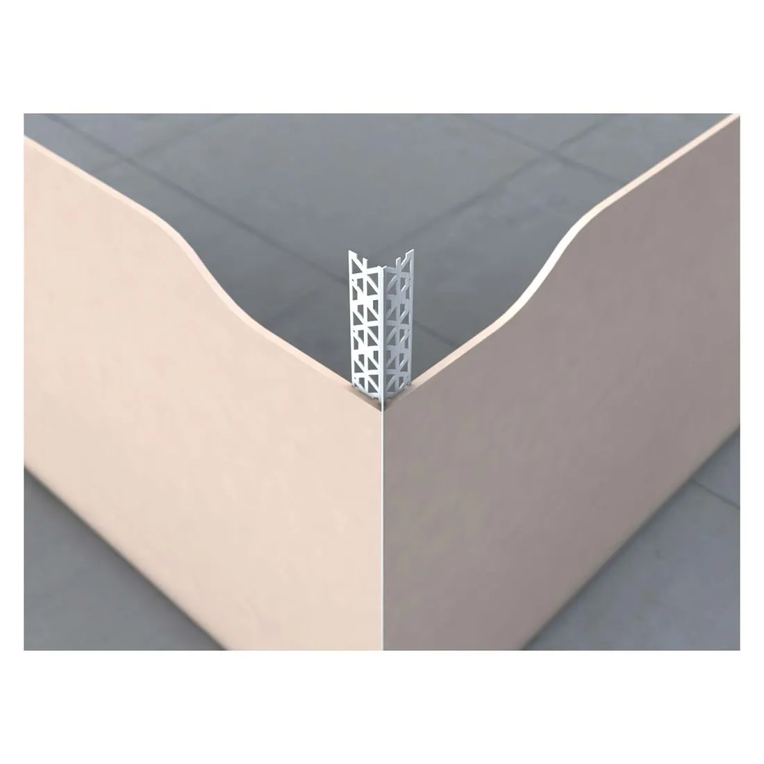 PVC Angle Bead 15mm x 3m White