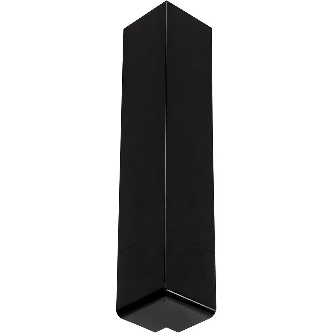 300mm External Fascia Corner Joint Black