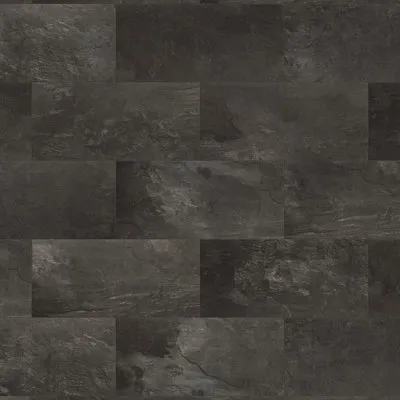 Slate Black Natural Slate Effect Structured Laminate Flooring 1.86m²