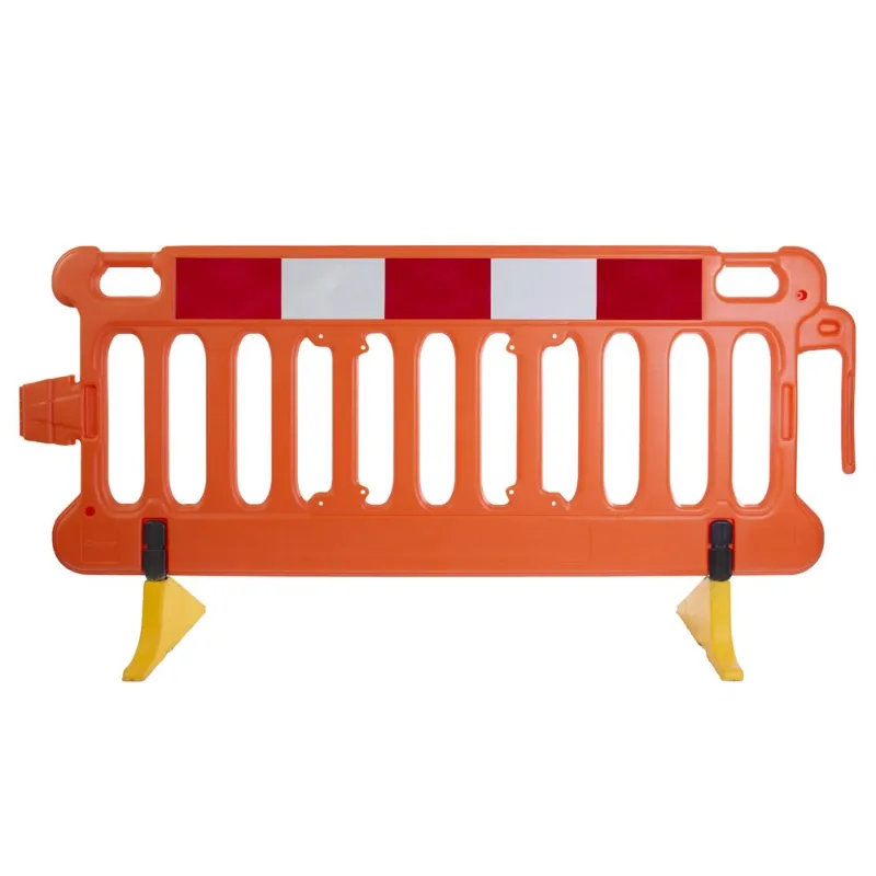 2m Chapter 8 Orange Barrier With Yellow Anti Trip Feet