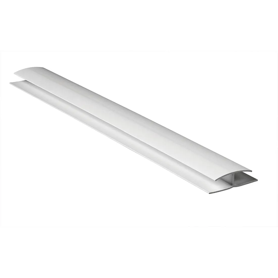 MFP Double Channel White PVC Fascia