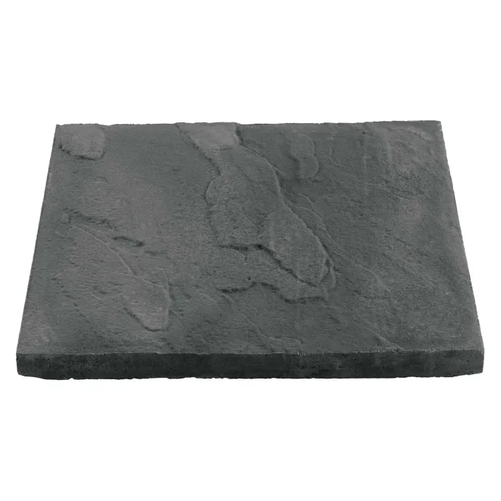 Stonemarket Ryton Riven Charcoal Utility Paving Slab 450 x 450 x 32mm