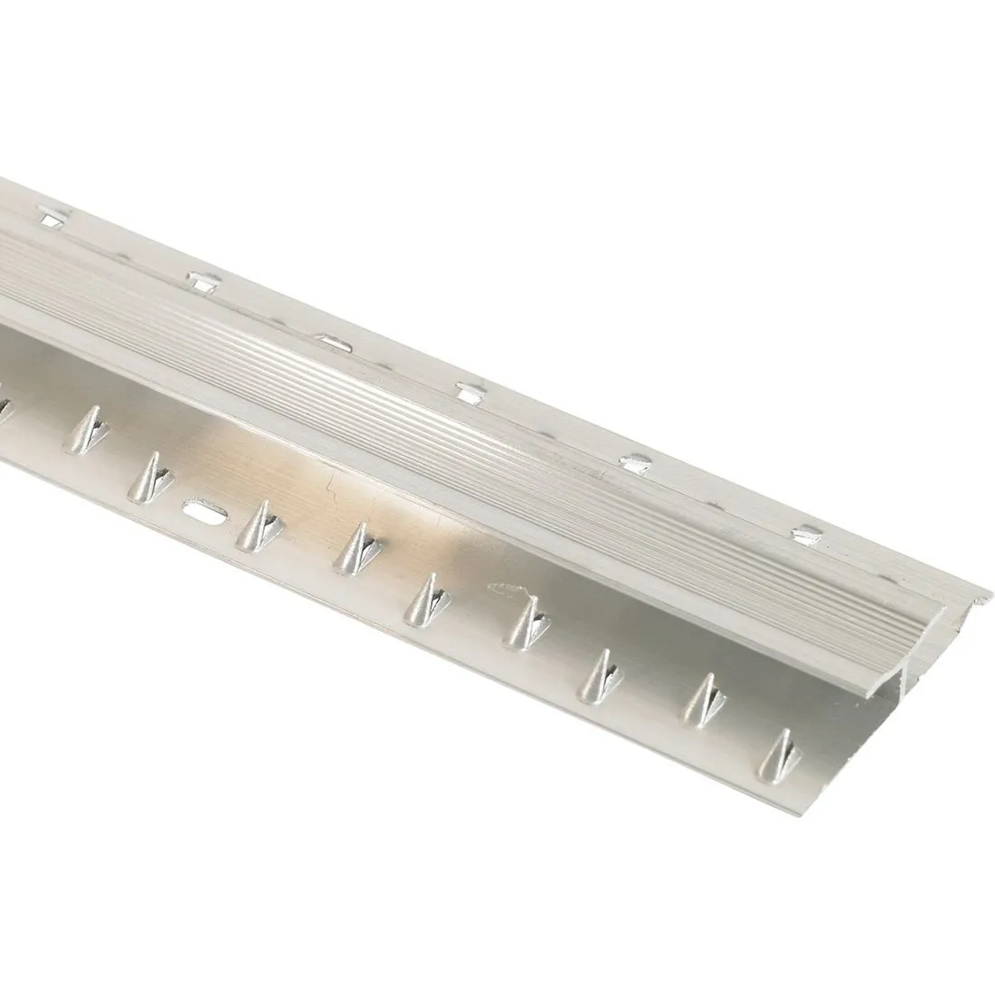 Carpet Threshold Silver Double Edge Strip 900mm