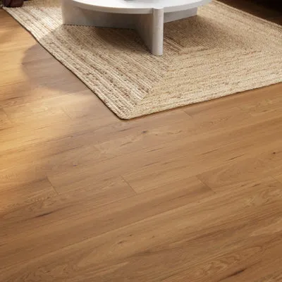 Visby Modern Blond Oak Engineered Real Wood Top Layer Flooring 1.35m²