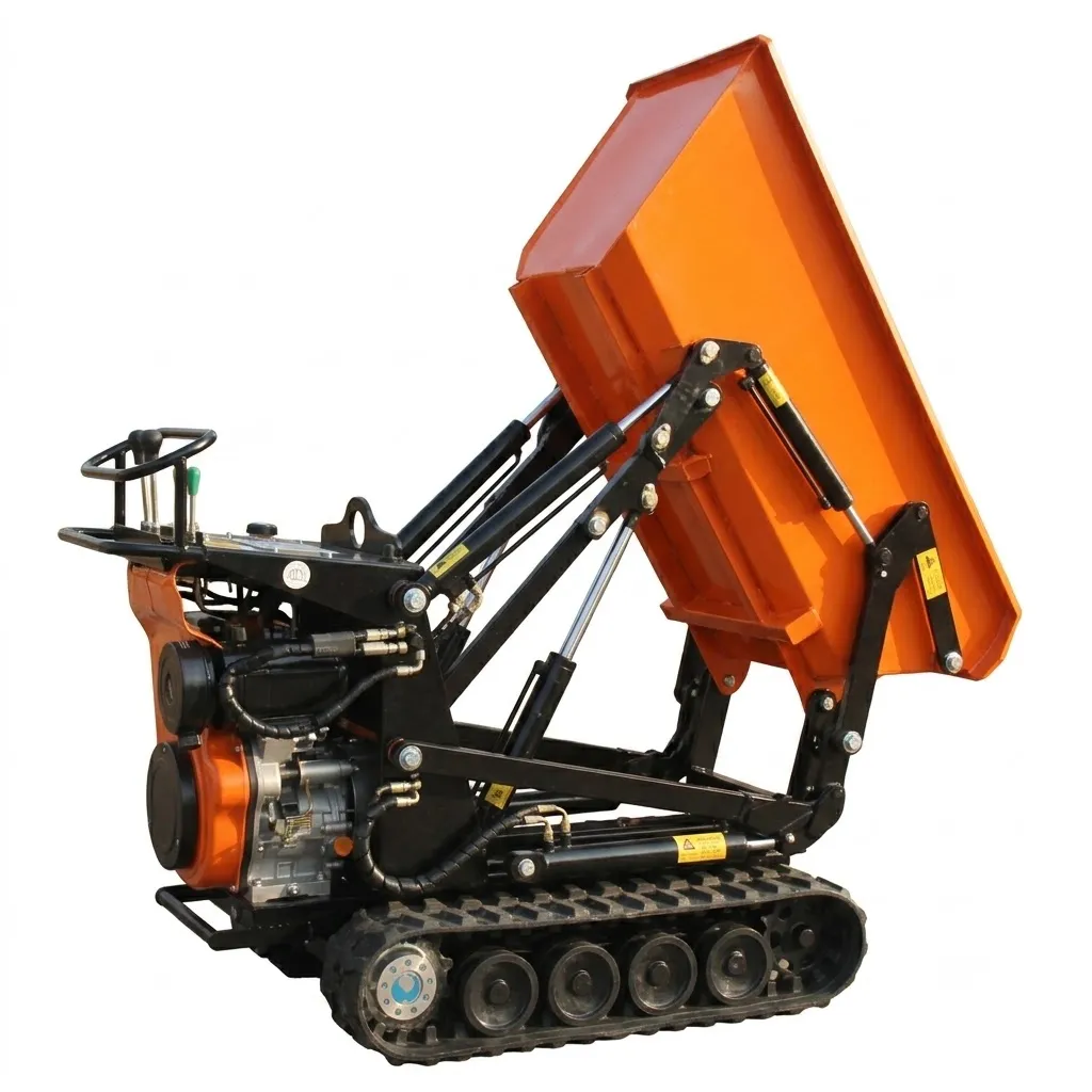 Mini High Lift Tracked Dumper 0.5T