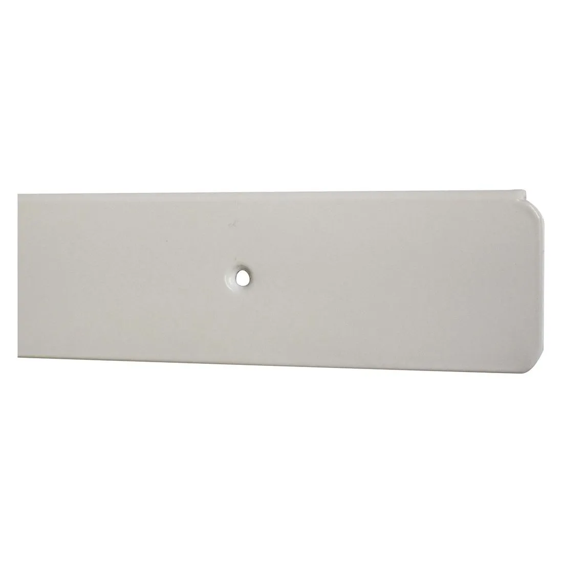 Worktop End Trim White 40mm With 6mm Radius