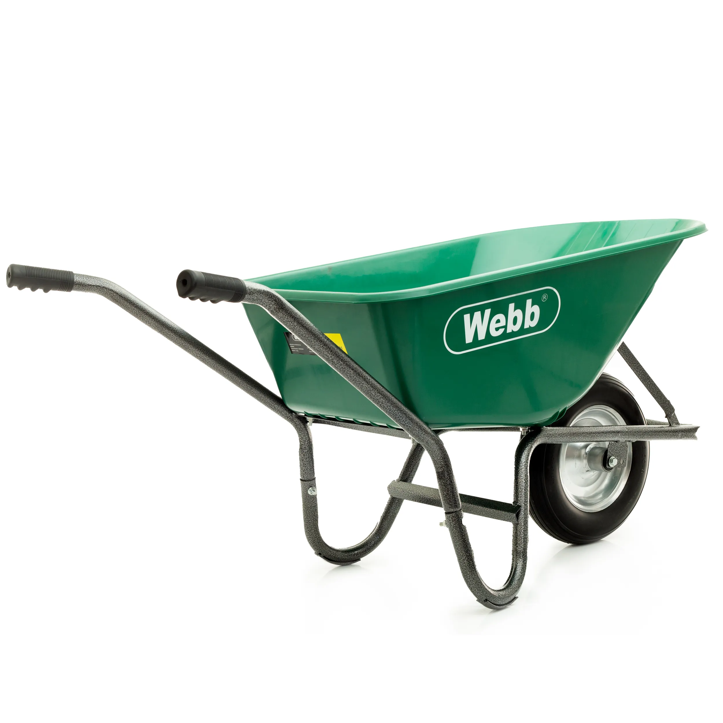 Webb 90L Poly Body Wheelbarrow with Puncture-Proof Wheel
